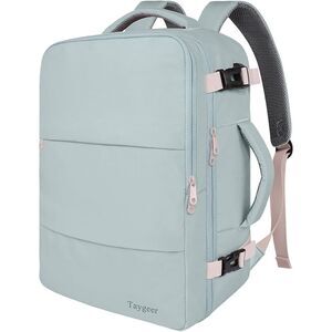 Women Powder Blue Essentials Laptop Compartment Business Travel CarryOn Bag